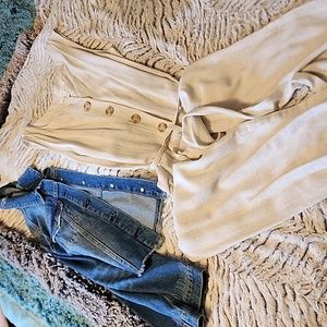 Women's tank Crop Jumpsuit M Purchased from Savannah 7s